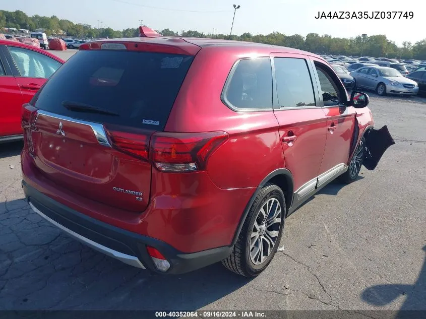 JA4AZ3A35JZ037749 2018 Mitsubishi Outlander Se