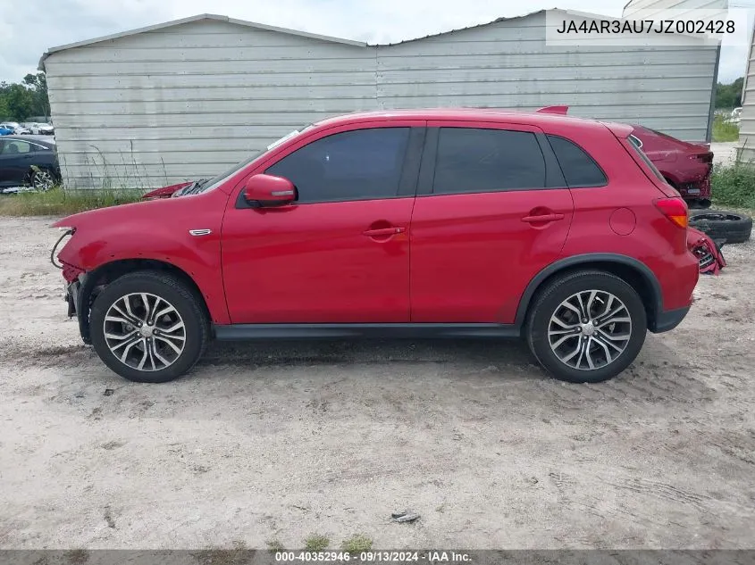 JA4AR3AU7JZ002428 2018 Mitsubishi Outlander Sport 2.0 Es