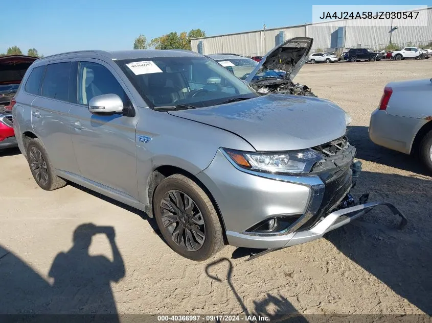 2018 Mitsubishi Outlander Phev Se/Gt VIN: JA4J24A58JZ030547 Lot: 40366997