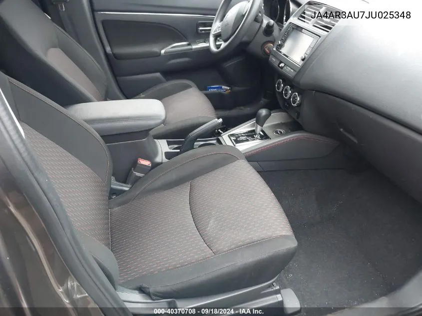 JA4AR3AU7JU025348 2018 Mitsubishi Outlander Sport 2.0 Es/2.0 Le