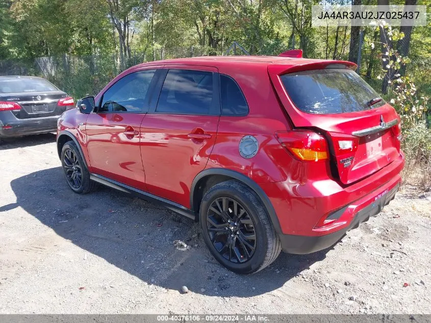 2018 Mitsubishi Outlander Sport 2.0 Le VIN: JA4AR3AU2JZ025437 Lot: 40376106