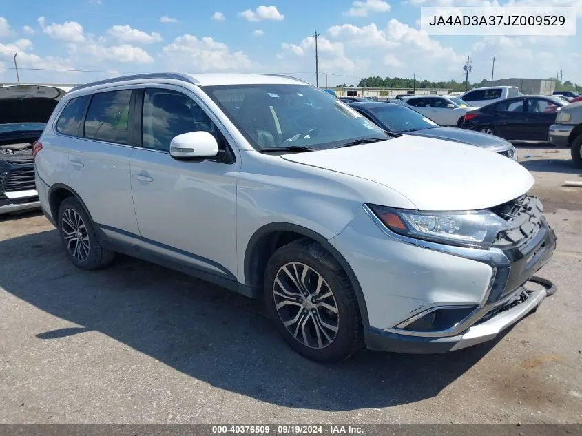 2018 Mitsubishi Outlander Sel VIN: JA4AD3A37JZ009529 Lot: 40376509