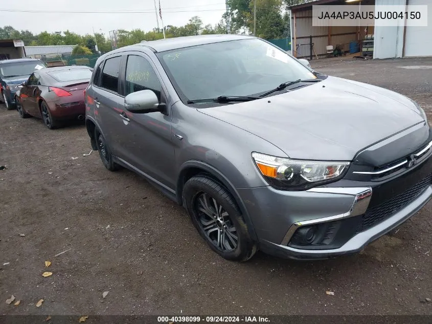 2018 Mitsubishi Outlander Sport 2.0 Es VIN: JA4AP3AU5JU004150 Lot: 40398099