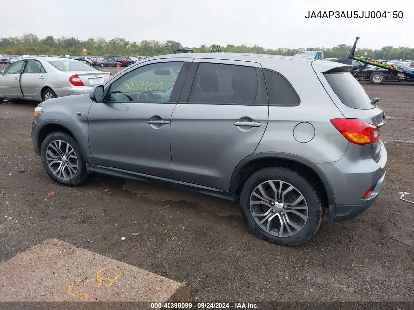 JA4AP3AU5JU004150 2018 Mitsubishi Outlander Sport 2.0 Es