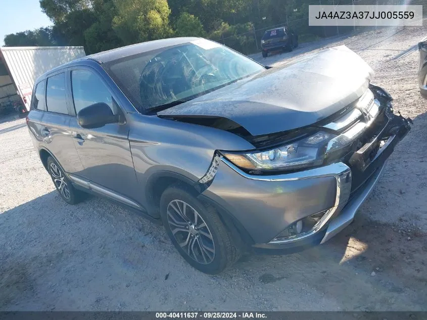 JA4AZ3A37JJ005559 2018 Mitsubishi Outlander Es