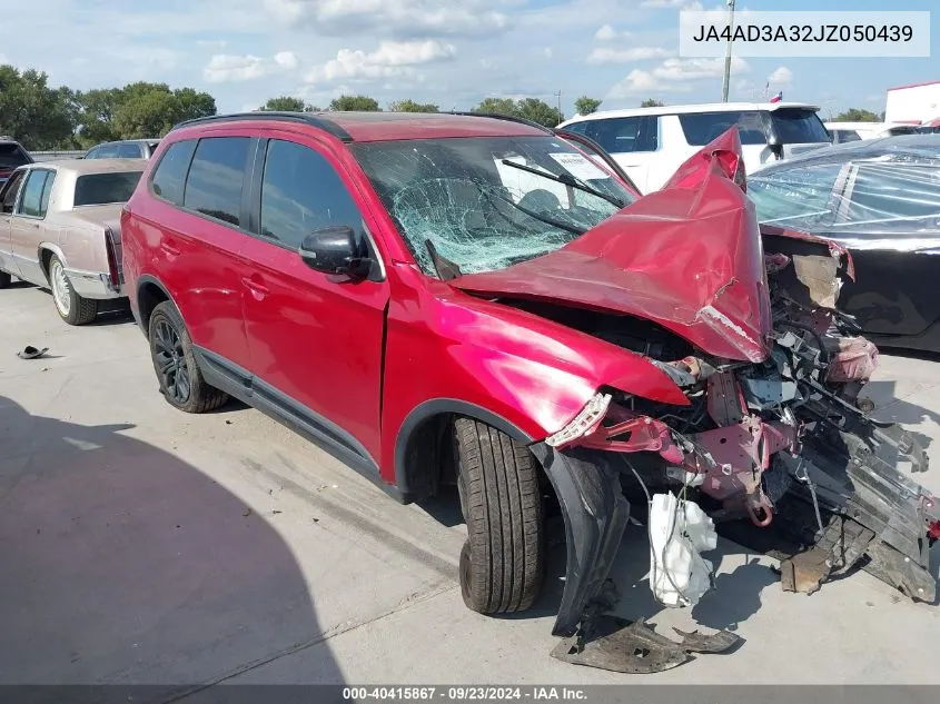 2018 Mitsubishi Outlander Le VIN: JA4AD3A32JZ050439 Lot: 40415867