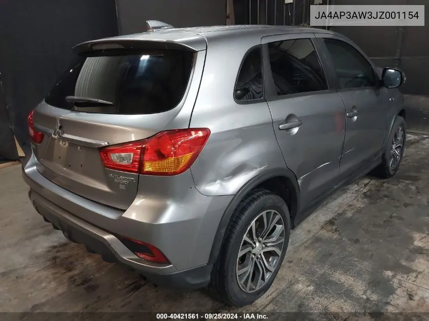 JA4AP3AW3JZ001154 2018 Mitsubishi Outlander Sport 2.4 Se