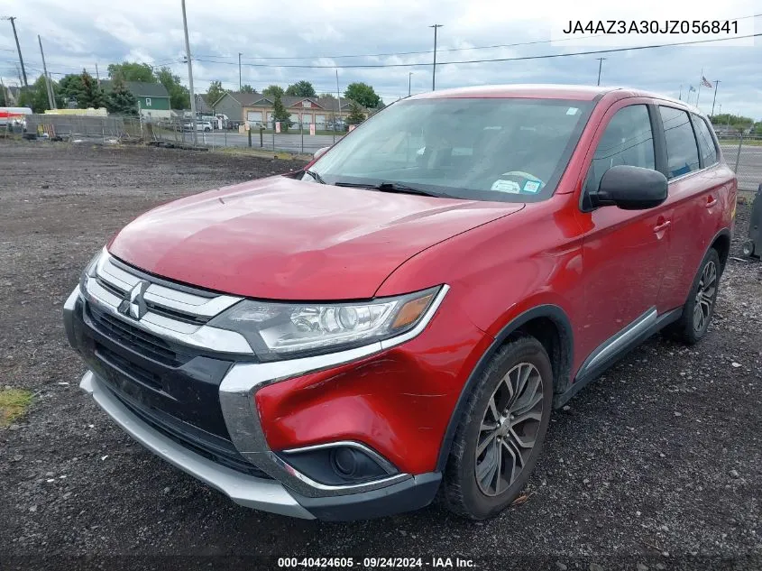 2018 Mitsubishi Outlander Es VIN: JA4AZ3A30JZ056841 Lot: 40424605