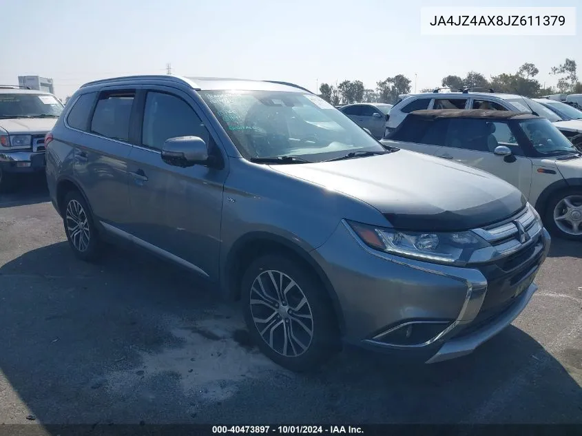 JA4JZ4AX8JZ611379 2018 Mitsubishi Outlander Gt