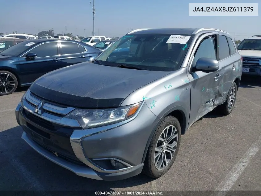 JA4JZ4AX8JZ611379 2018 Mitsubishi Outlander Gt