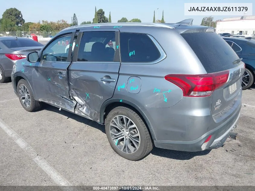 JA4JZ4AX8JZ611379 2018 Mitsubishi Outlander Gt