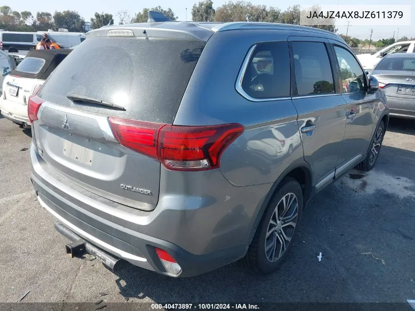 JA4JZ4AX8JZ611379 2018 Mitsubishi Outlander Gt