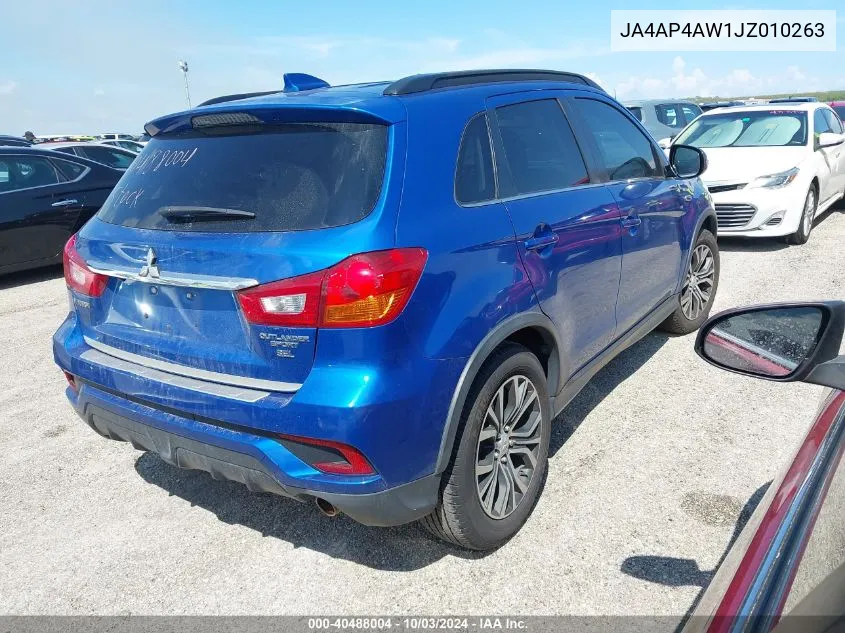 2018 Mitsubishi Outlander Sport 2.4 Sel VIN: JA4AP4AW1JZ010263 Lot: 40488004