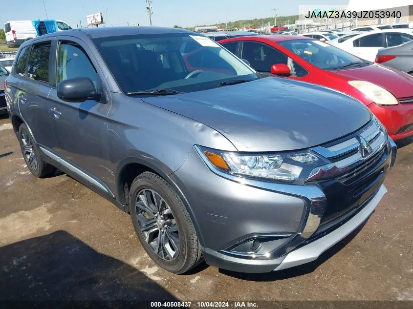 2018 Mitsubishi Outlander Es VIN: JA4AZ3A39JZ053940 Lot: 40508437