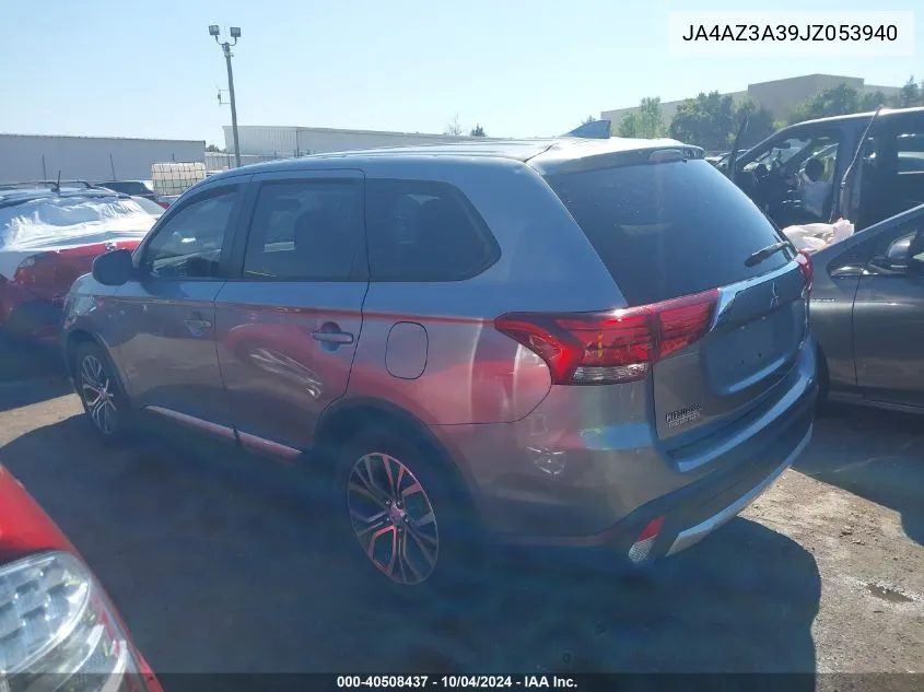 JA4AZ3A39JZ053940 2018 Mitsubishi Outlander Es