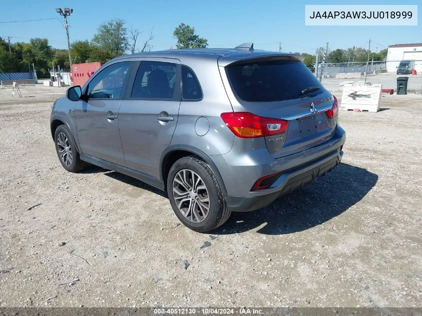 JA4AP3AW3JU018999 2018 Mitsubishi Outlander Sport 2.4 Se