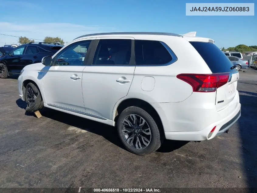 2018 Mitsubishi Outlander Phev Gt/Sel VIN: JA4J24A59JZ060883 Lot: 40656518