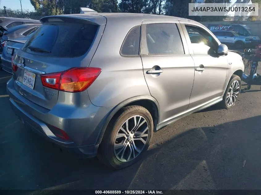 2018 Mitsubishi Outlander Sport 2.4 Se VIN: JA4AP3AW5JU013254 Lot: 40688589