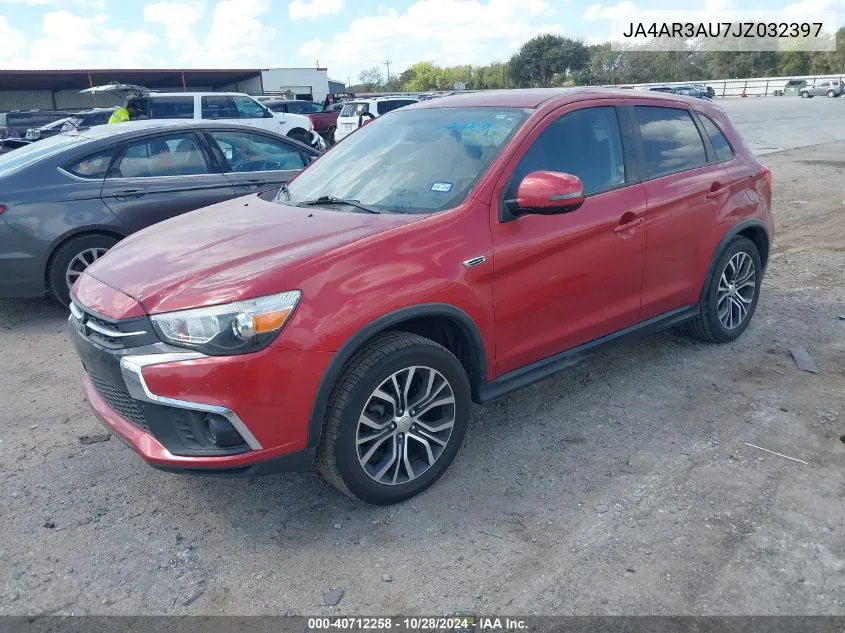 2018 Mitsubishi Outlander Sport 2.0 Es VIN: JA4AR3AU7JZ032397 Lot: 40712258