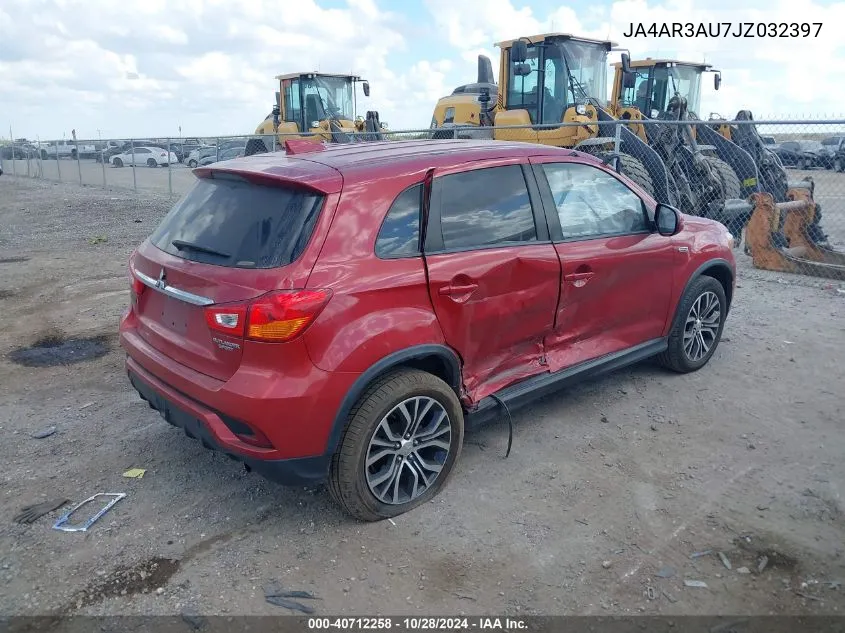 2018 Mitsubishi Outlander Sport 2.0 Es VIN: JA4AR3AU7JZ032397 Lot: 40712258