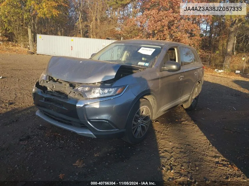 2018 Mitsubishi Outlander Es VIN: JA4AZ3A38JZ057333 Lot: 40756304