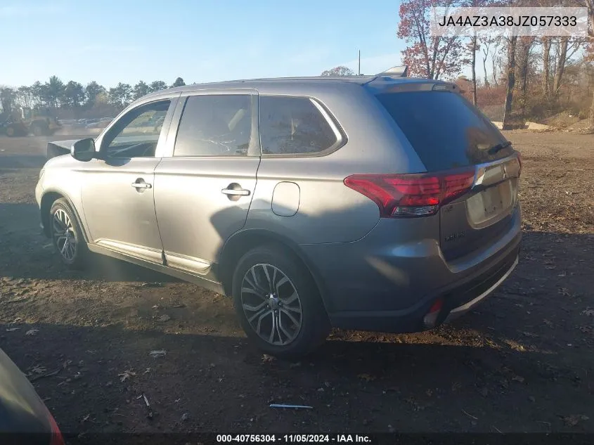 2018 Mitsubishi Outlander Es VIN: JA4AZ3A38JZ057333 Lot: 40756304