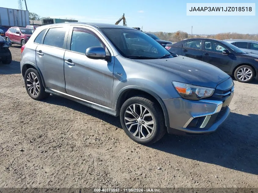 JA4AP3AW1JZ018518 2018 Mitsubishi Outlander Sport 2.4 Se