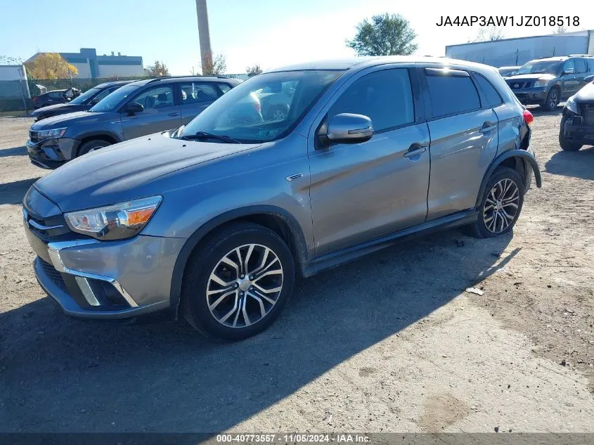 JA4AP3AW1JZ018518 2018 Mitsubishi Outlander Sport 2.4 Se