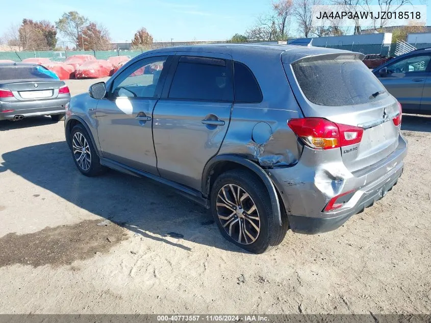 JA4AP3AW1JZ018518 2018 Mitsubishi Outlander Sport 2.4 Se