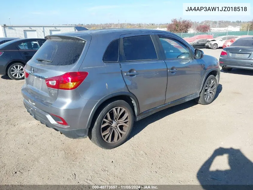 JA4AP3AW1JZ018518 2018 Mitsubishi Outlander Sport 2.4 Se