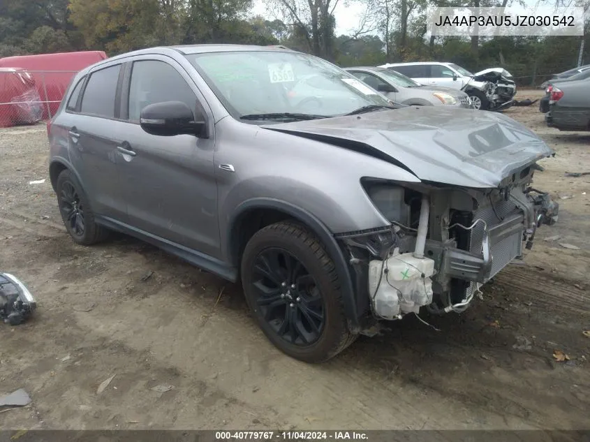 2018 Mitsubishi Outlander Sport 2.0 Le VIN: JA4AP3AU5JZ030542 Lot: 40779767