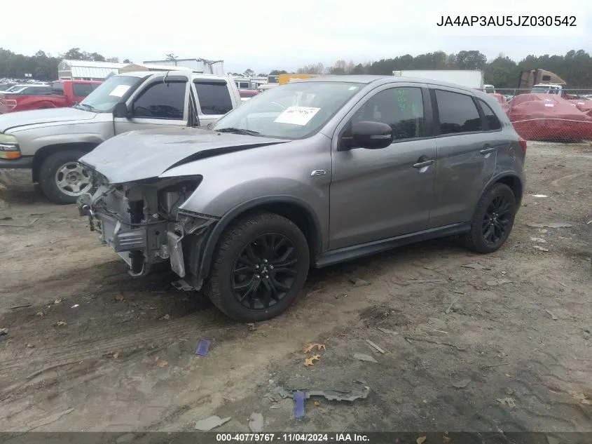 2018 Mitsubishi Outlander Sport 2.0 Le VIN: JA4AP3AU5JZ030542 Lot: 40779767