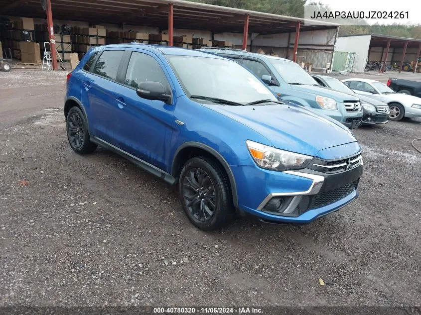 2018 Mitsubishi Outlander Sport 2.0 Le VIN: JA4AP3AU0JZ024261 Lot: 40780320