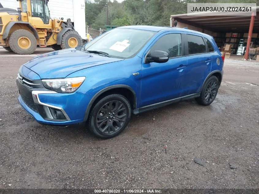 2018 Mitsubishi Outlander Sport 2.0 Le VIN: JA4AP3AU0JZ024261 Lot: 40780320