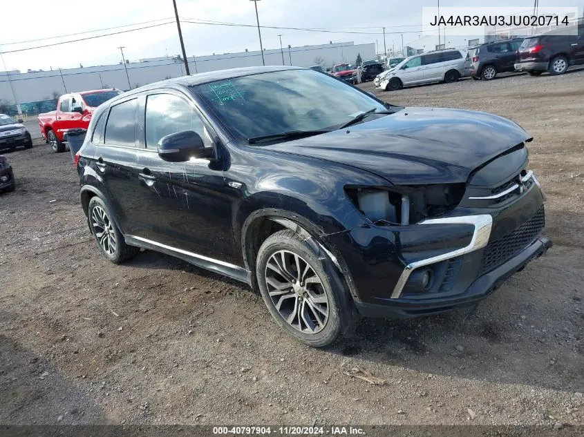 2018 Mitsubishi Outlander Sport 2.0 Es/2.0 Le VIN: JA4AR3AU3JU020714 Lot: 40797904