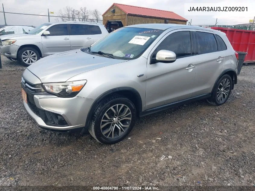 2018 Mitsubishi Outlander Sport 2.0 Es VIN: JA4AR3AU3JZ009201 Lot: 40804790