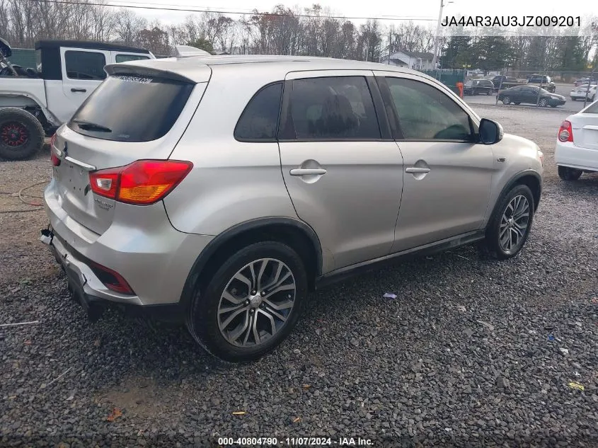 2018 Mitsubishi Outlander Sport 2.0 Es VIN: JA4AR3AU3JZ009201 Lot: 40804790