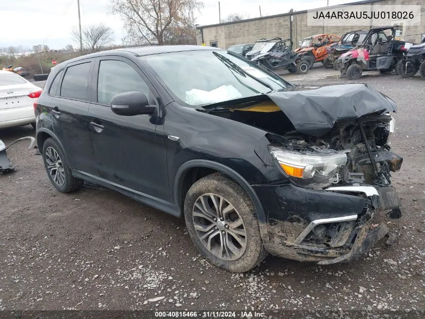 2018 Mitsubishi Outlander Sport 2.0 Es/2.0 Le VIN: JA4AR3AU5JU018026 Lot: 40815466