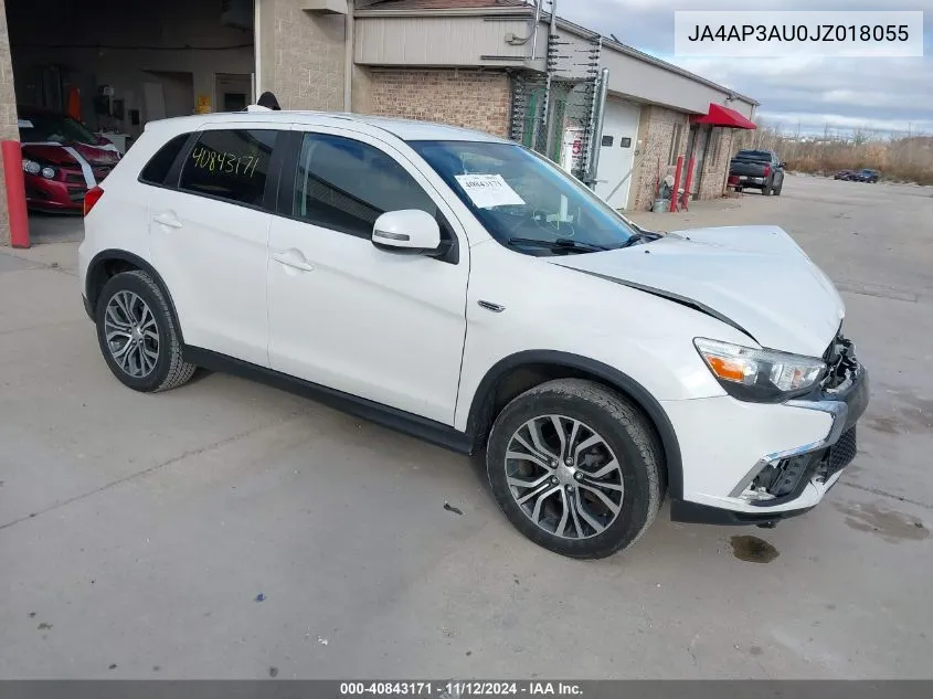 2018 Mitsubishi Outlander Sport 2.0 Es VIN: JA4AP3AU0JZ018055 Lot: 40843171