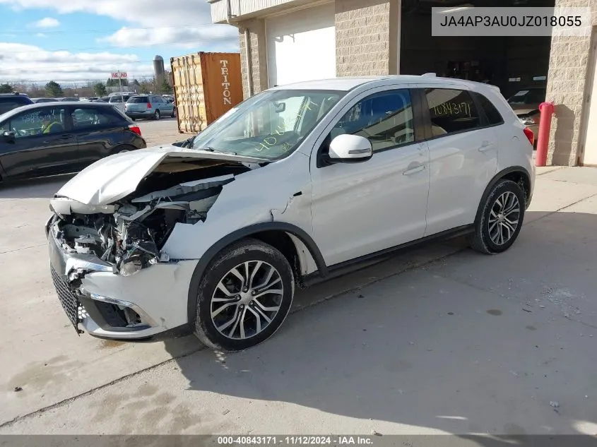 2018 Mitsubishi Outlander Sport 2.0 Es VIN: JA4AP3AU0JZ018055 Lot: 40843171