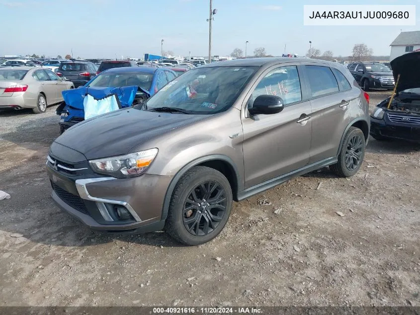 2018 Mitsubishi Outlander Sport 2.0 Le VIN: JA4AR3AU1JU009680 Lot: 40921616