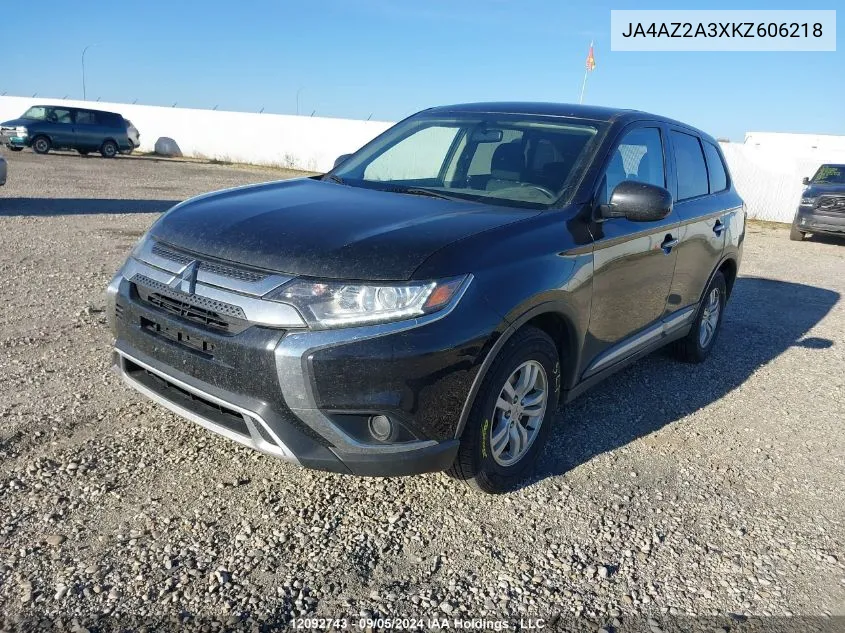 JA4AZ2A3XKZ606218 2019 Mitsubishi Outlander Es