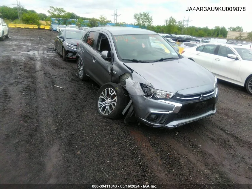 2019 Mitsubishi Outlander Sport 2.0 Es VIN: JA4AR3AU9KU009878 Lot: 39411043