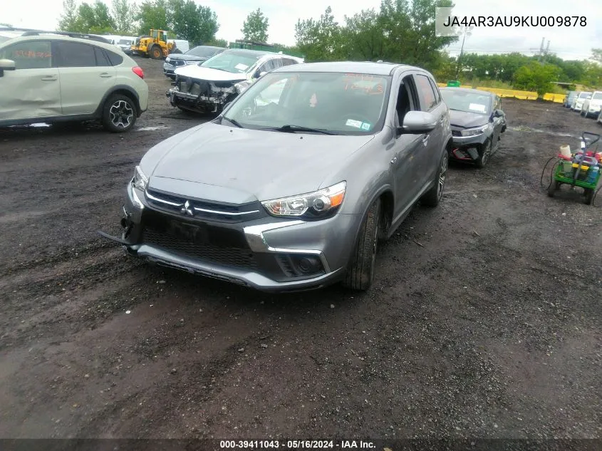 2019 Mitsubishi Outlander Sport 2.0 Es VIN: JA4AR3AU9KU009878 Lot: 39411043