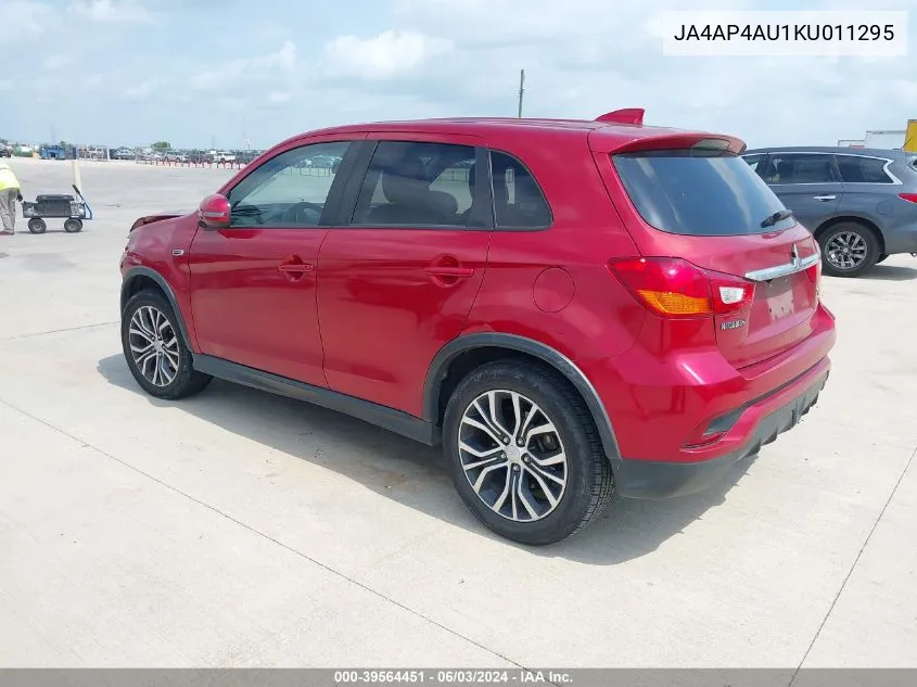 JA4AP4AU1KU011295 2019 Mitsubishi Outlander Sport 2.0 Se