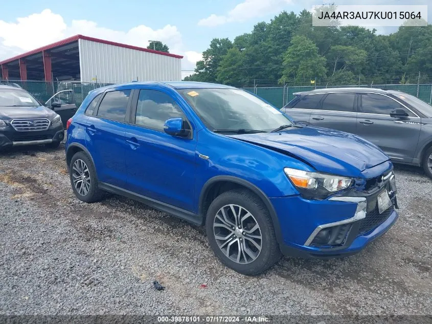 2019 Mitsubishi Outlander Sport 2.0 Es VIN: JA4AR3AU7KU015064 Lot: 39878101