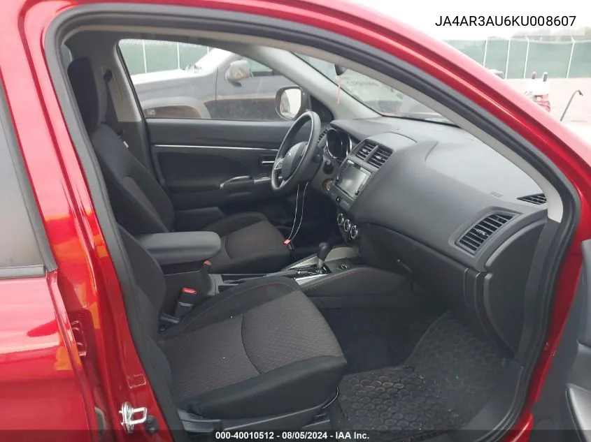 2019 Mitsubishi Outlander Sport 2.0 Es VIN: JA4AR3AU6KU008607 Lot: 40010512