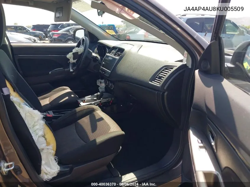 JA4AP4AU8KU005509 2019 Mitsubishi Outlander Sport 2.0 Se