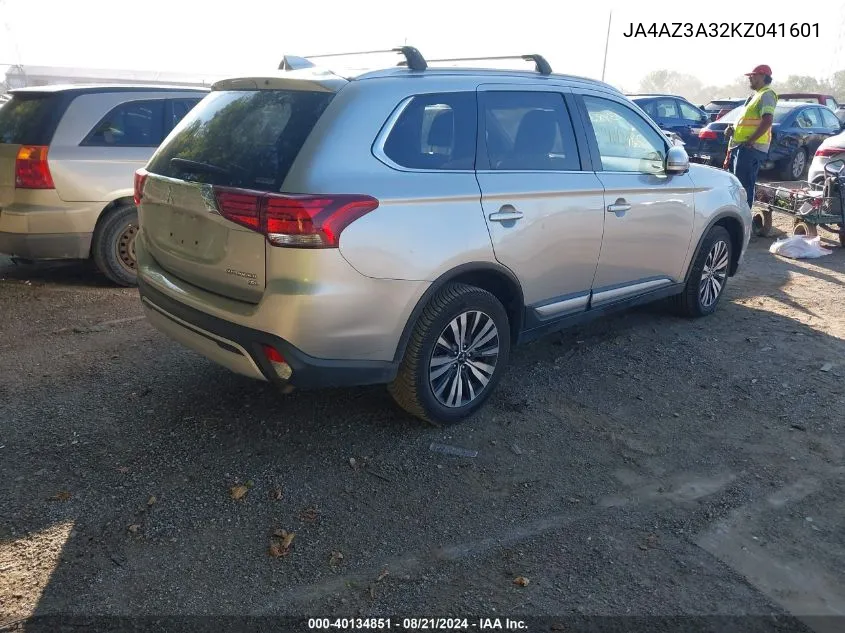 JA4AZ3A32KZ041601 2019 Mitsubishi Outlander Sel