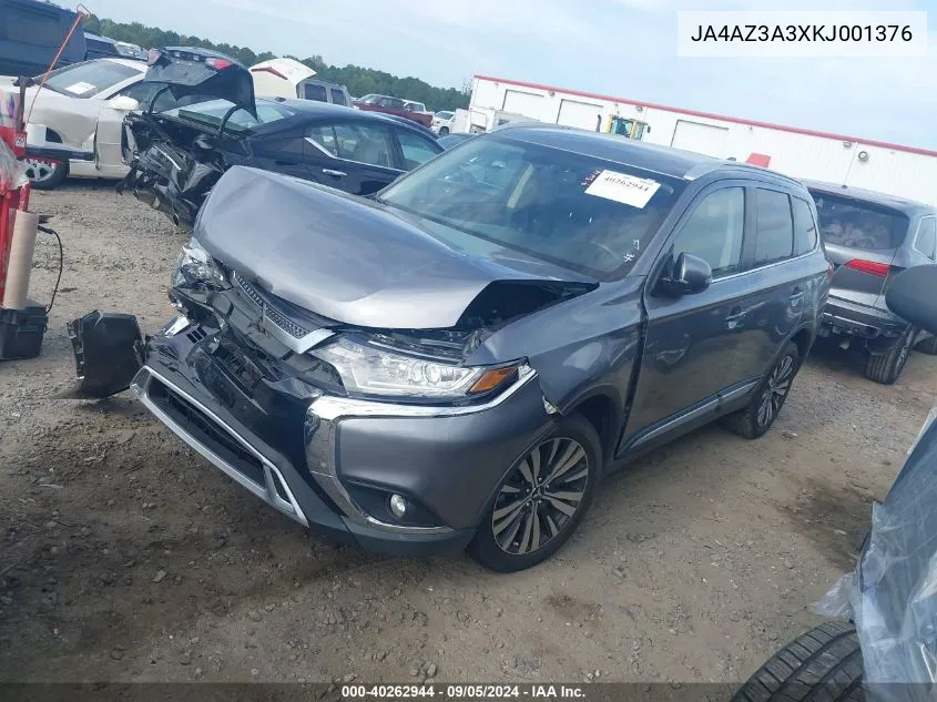 JA4AZ3A3XKJ001376 2019 Mitsubishi Outlander Se/Sel/Le